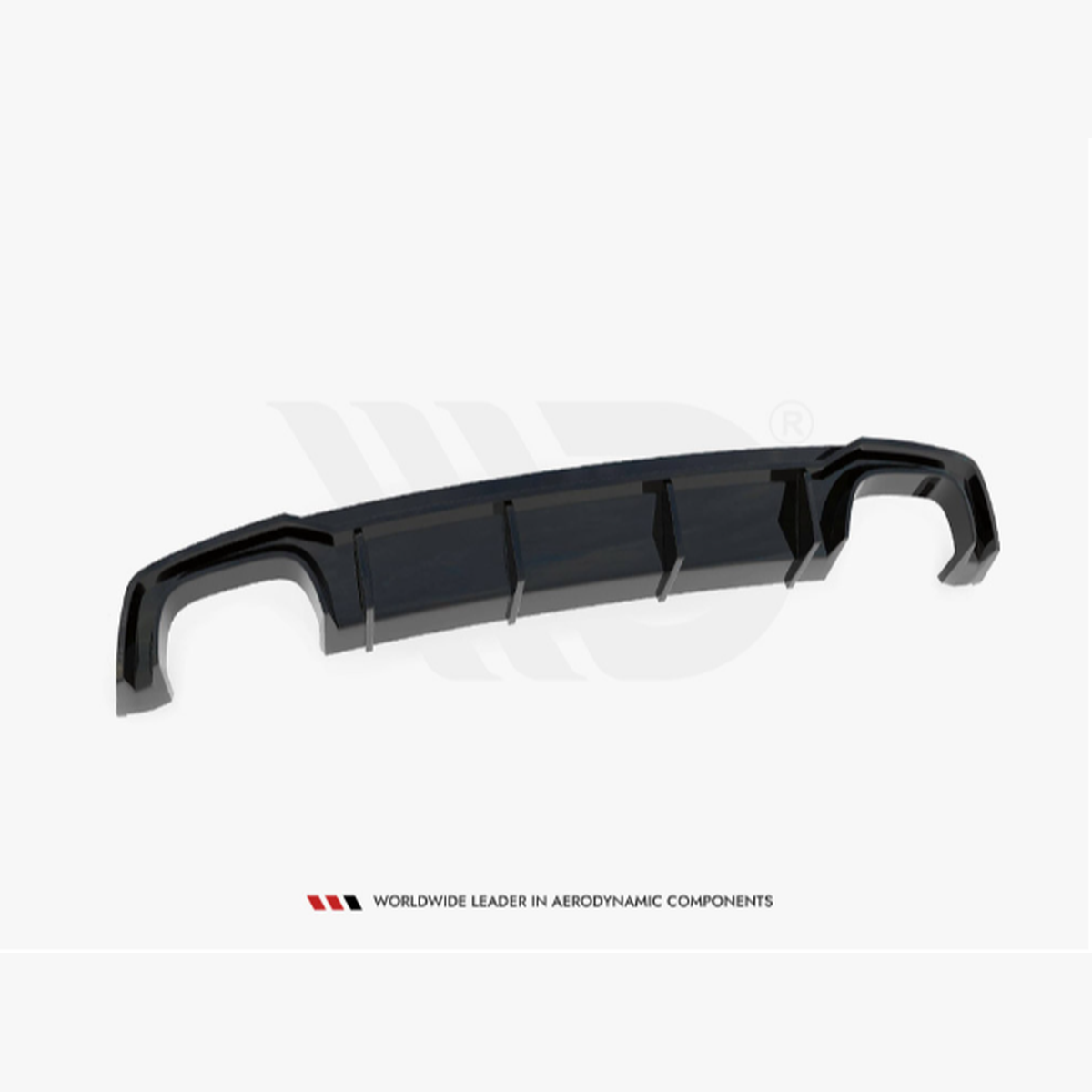 a5 f5 gloss black maxton rear diffuser 17 20