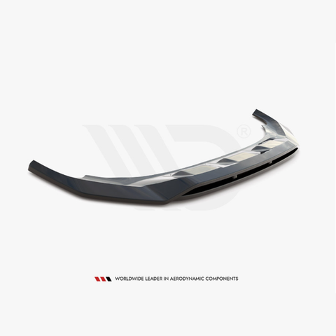 q7 mk2 facelift gloss black maxton front splitter 19