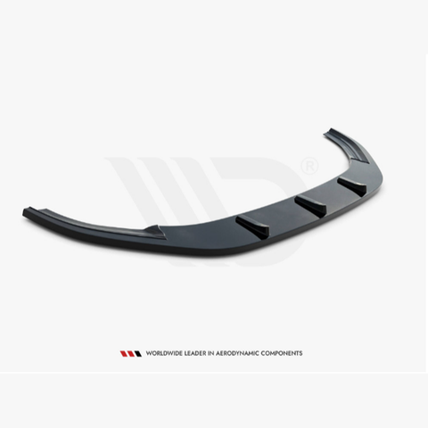 golf mk7 gloss black maxton front splitter v1 13 17