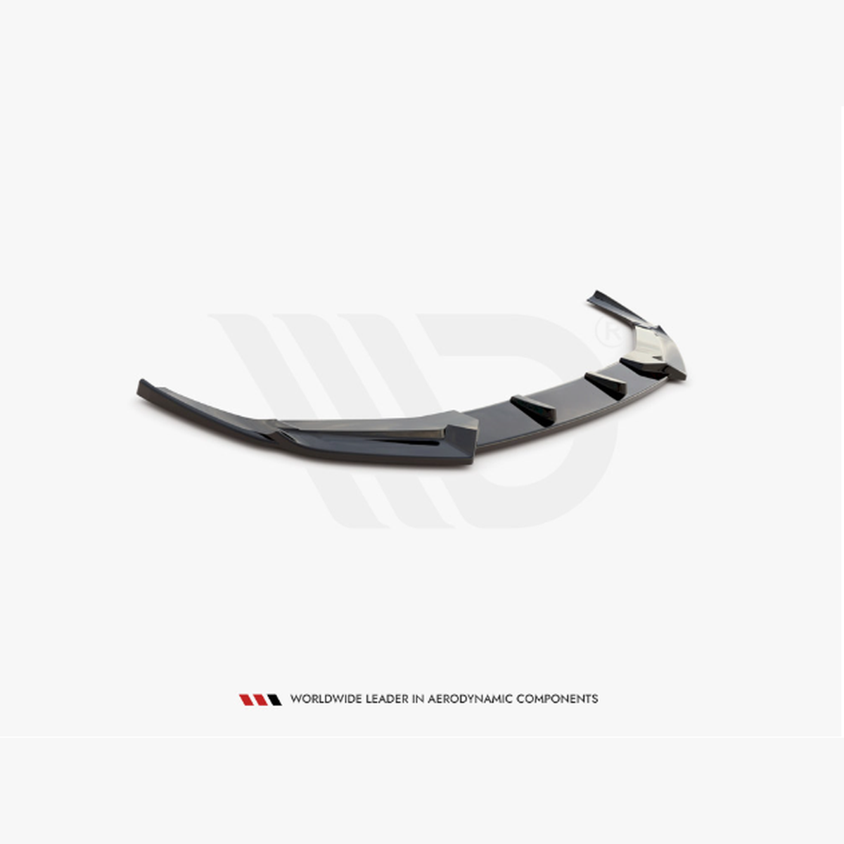 a6 c8 gloss black maxton front splitter 19 23