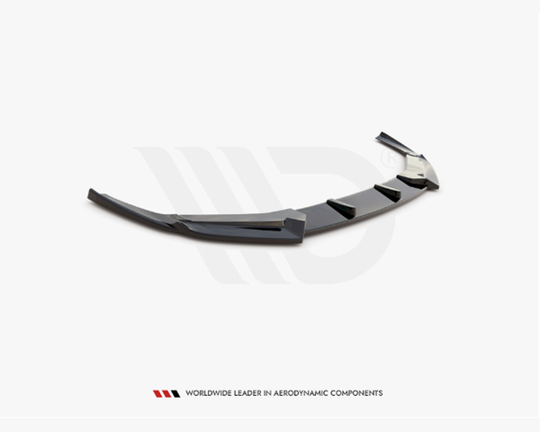 a7 c8 gloss black maxton front splitter 19 23