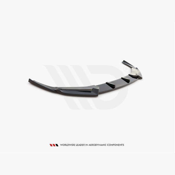 a7 c8 gloss black maxton front splitter 19 23