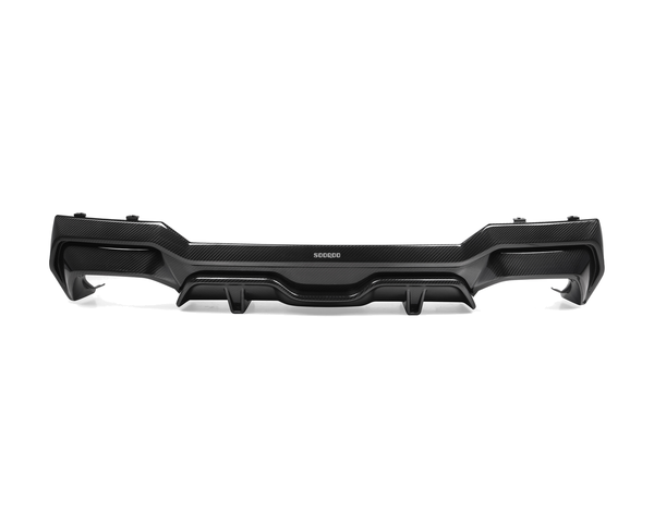 4 series g22 dry carbon fibre sooqoo style rear bumper diffuser 20