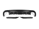 4 series g26 dry carbon fibre sooqoo style quad exhaust diffuser 20