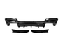 x3m f97 dry carbon fibre sooqoo style quad exhaust diffuser 21