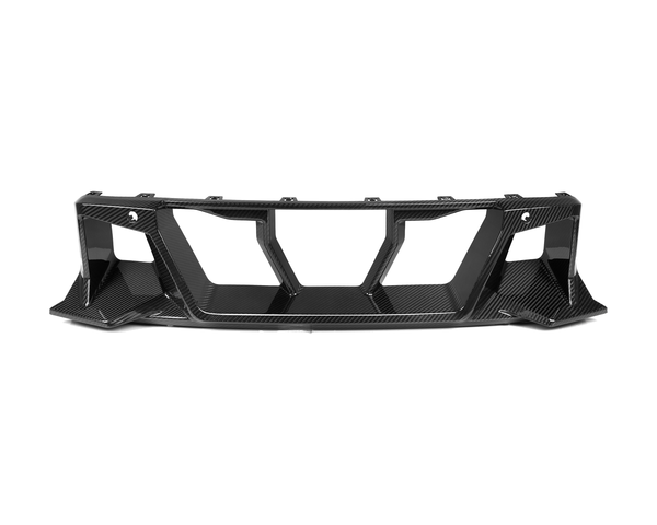 m2 g87 dry carbon fibre sooqoo style center bumper trim 23