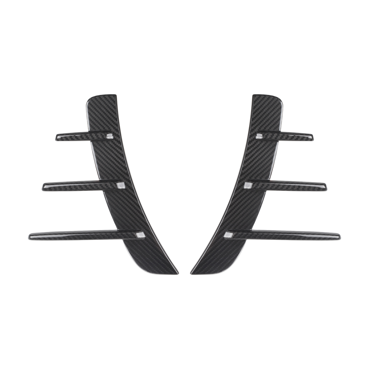 4 series g22 dry carbon fibre sooqoo style rear side fender trim 20