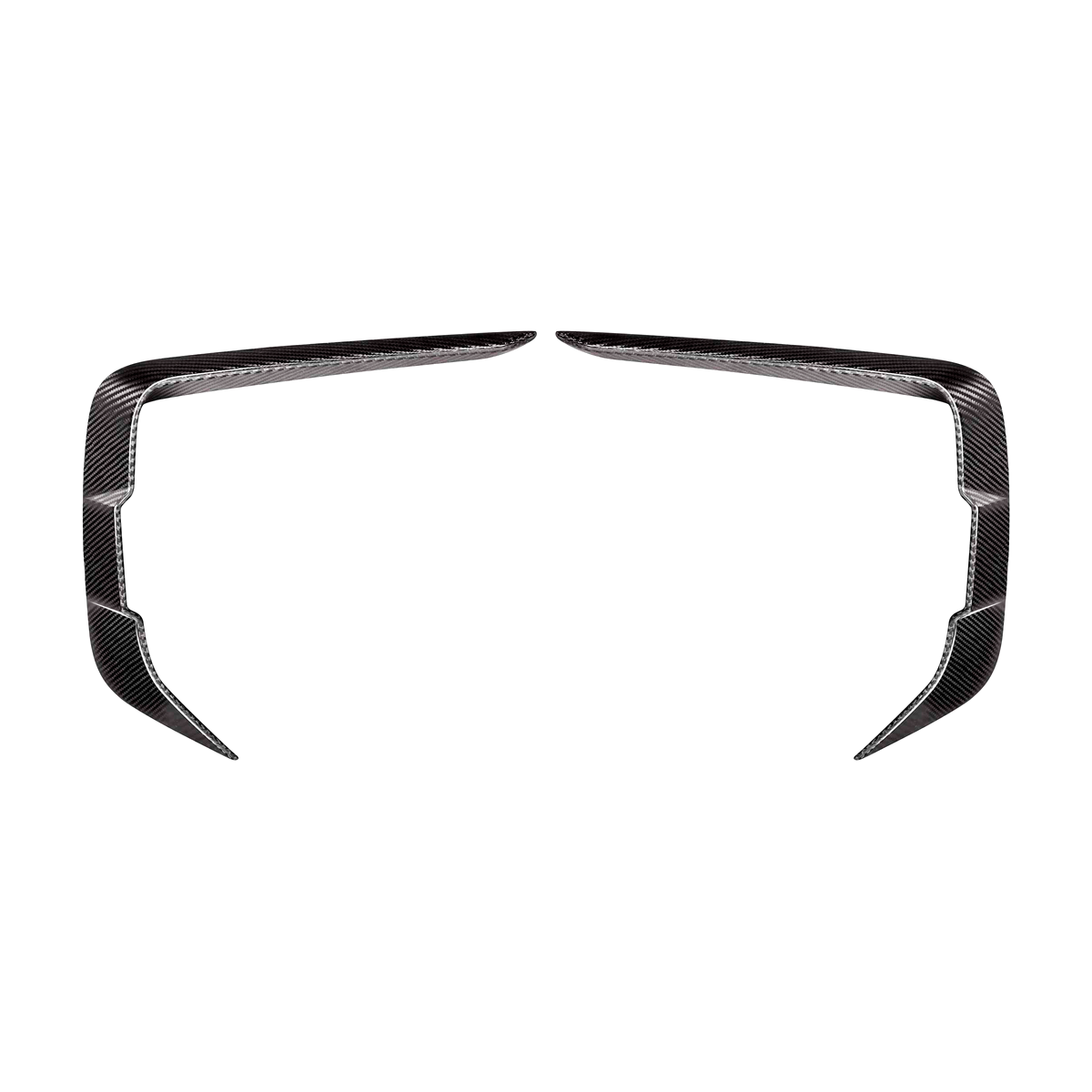 8 series g14 dry carbon fibre x style front canards 18