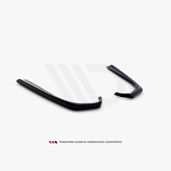 e class c238 a238 gloss black maxton rear side splitters 17 23