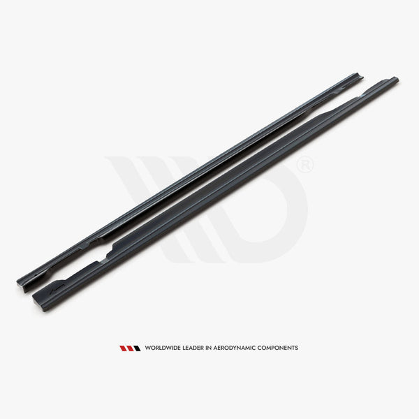 c class w205 gloss black maxton side skirts 14 18