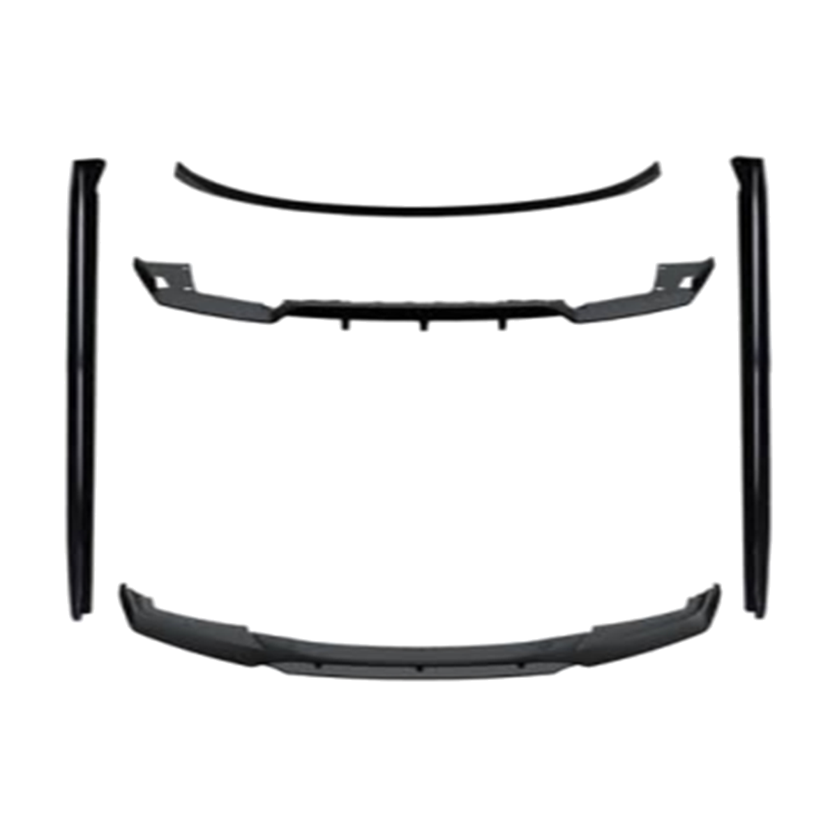 x6 f16 gloss black black aero kit 14 18