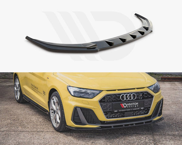 A1 - GB: Gloss Black Maxton Front Splitter V1 18+