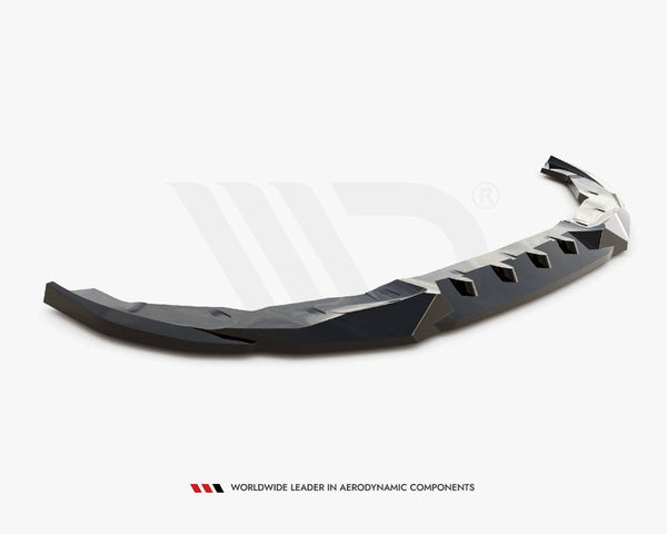 2 series g42 gloss black maxton front splitter v2 21