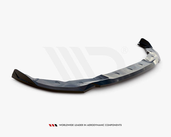 2 series g42 gloss black maxton front splitter v1 21