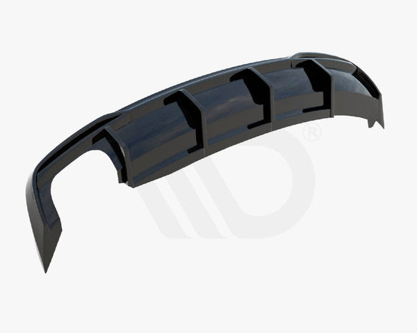 a5 8t facelift gloss black maxton twin exhaust rear diffuser 11 16