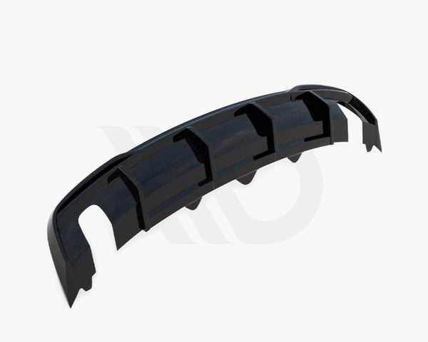 a5 8t facelift gloss black maxton dual exhaust rear diffuser 11 16
