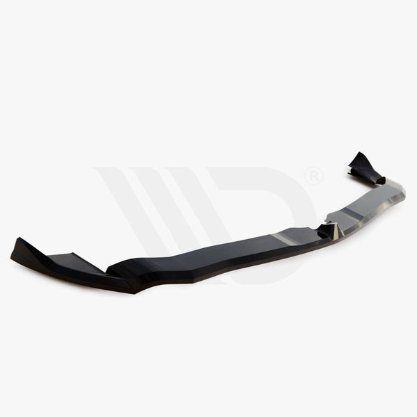 giulia quadrifoglio gloss black maxton front splitter 16
