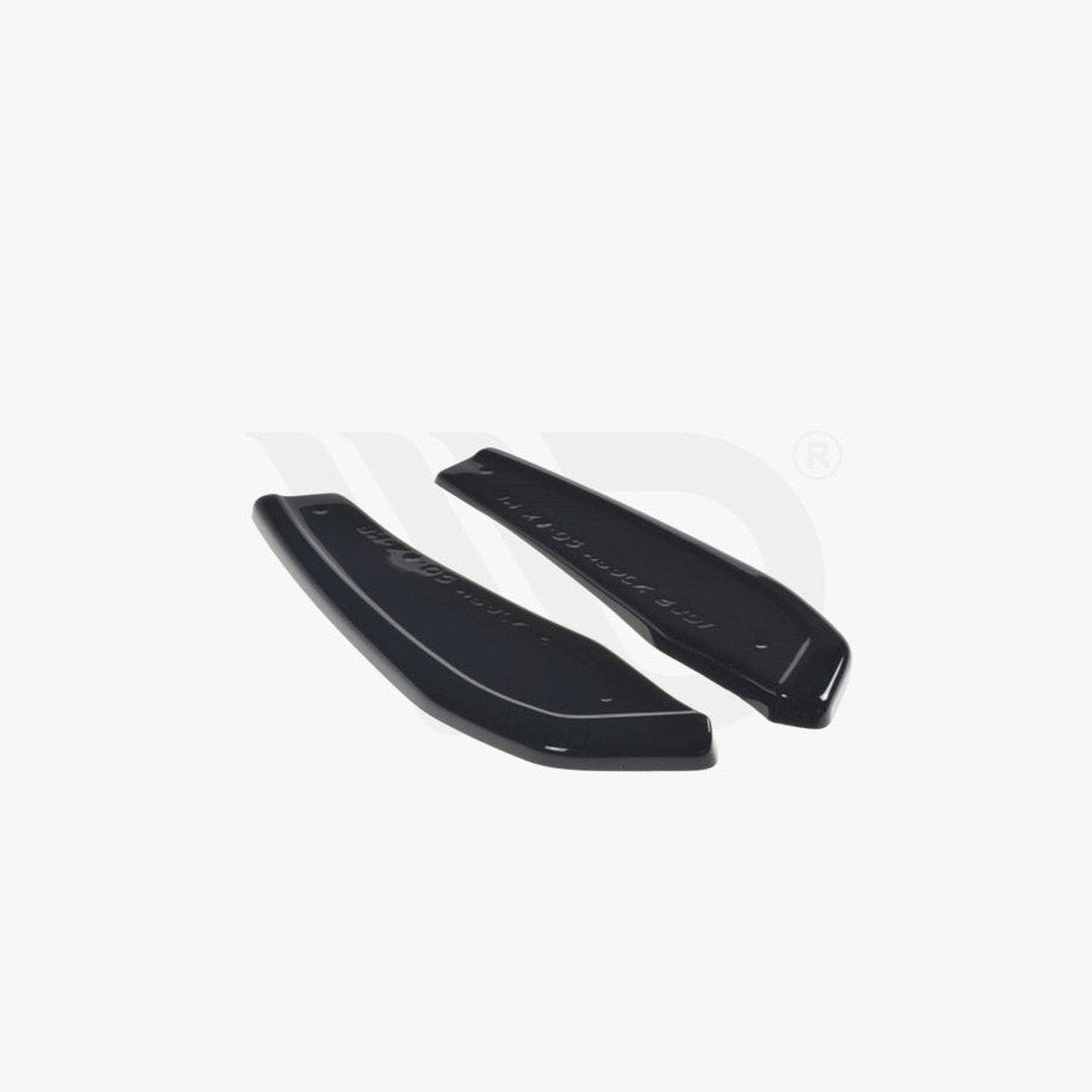 x4 g02 gloss black maxton rear side splitters 18 21