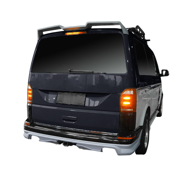 Transporter - T6 SWB: Primed Splitter Side Skirt Rear Bumper Spoiler 15-19