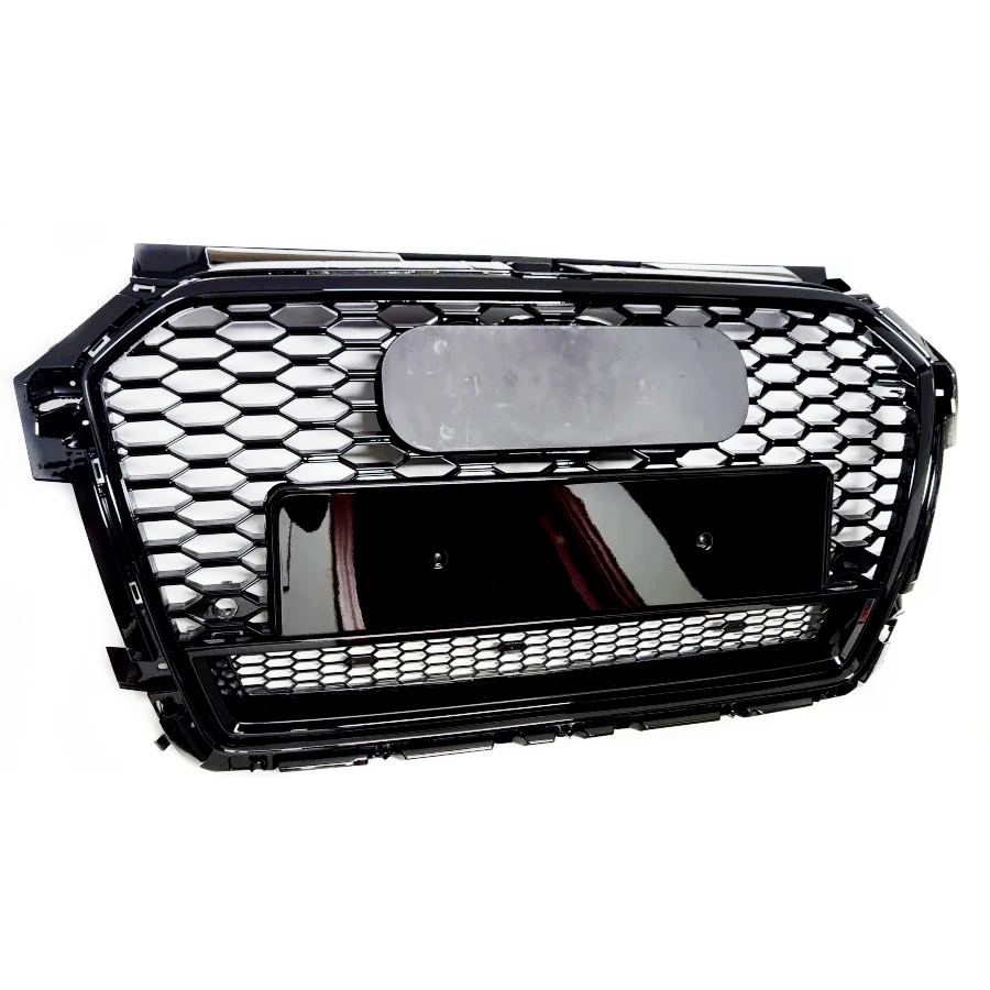 A1 - Facelift: Gloss Black RS Honeycomb with Quattro Front Grill 15-18