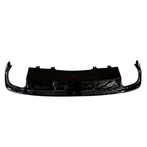 A4 - B9.5: Gloss Black RS4 Style Rear Diffuser with Exhaust Tips 19+