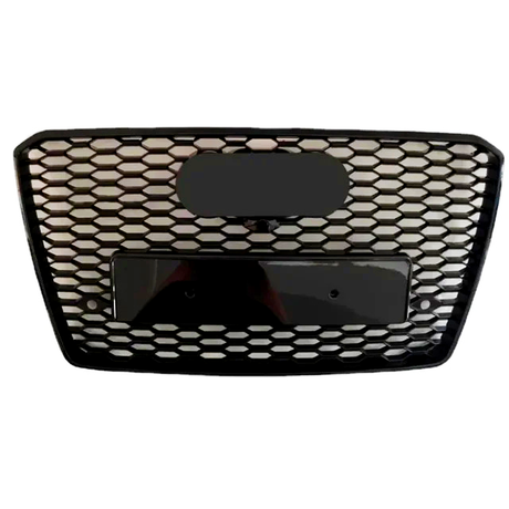 A6 - C7: Gloss Black Gloss Black Honeycomb Grill 14-17