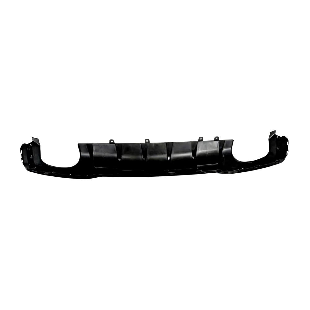 A7: C8 Gloss Black RS7 Style Rear Diffuser with Exhaust Tips 19-25