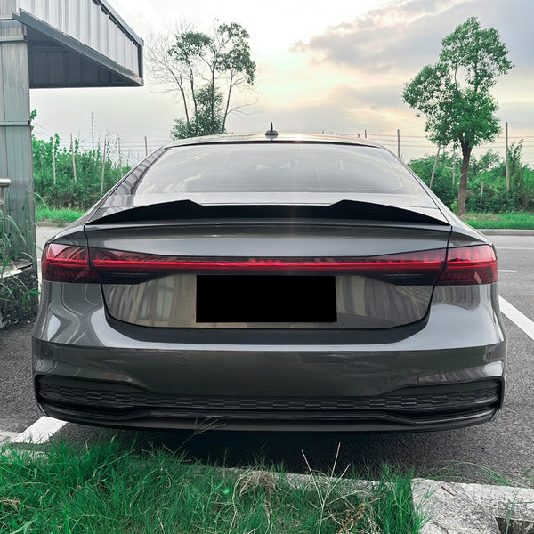 A7 - C8: Gloss Black Rear Spoiler 17-22