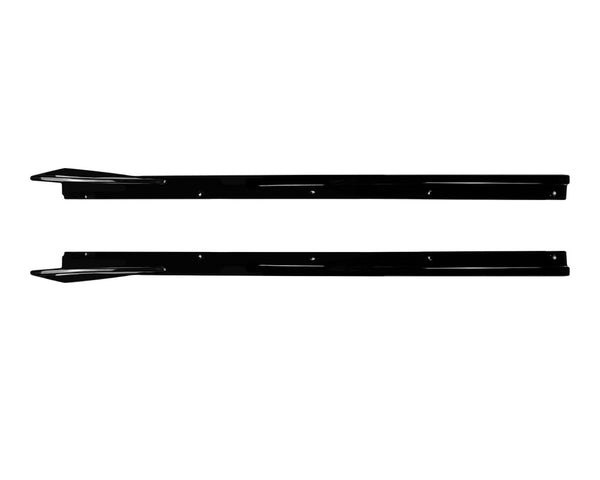 A7 - C8: Gloss Black Side Skirts 17+