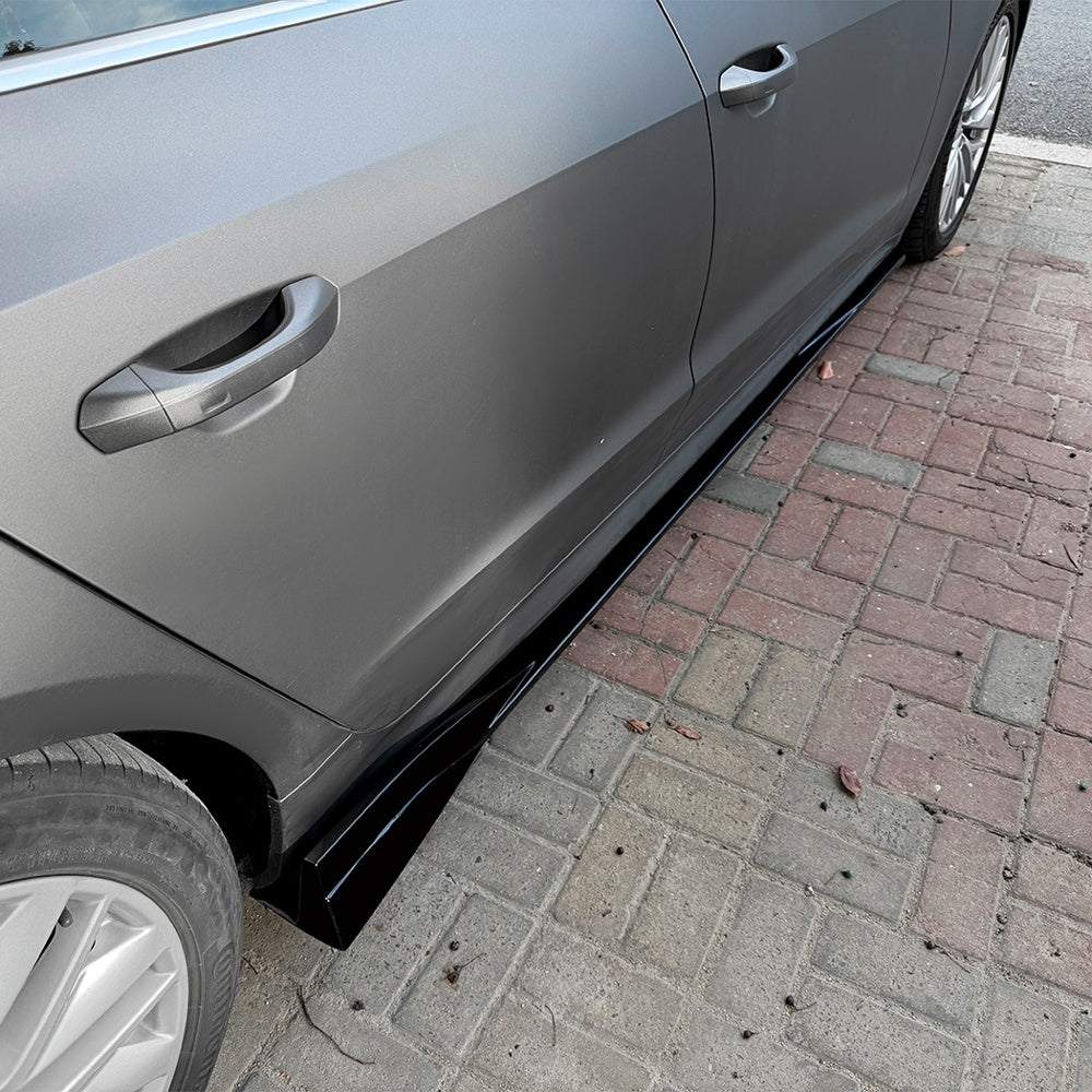 A7 - C8: Gloss Black Side Skirts 17+