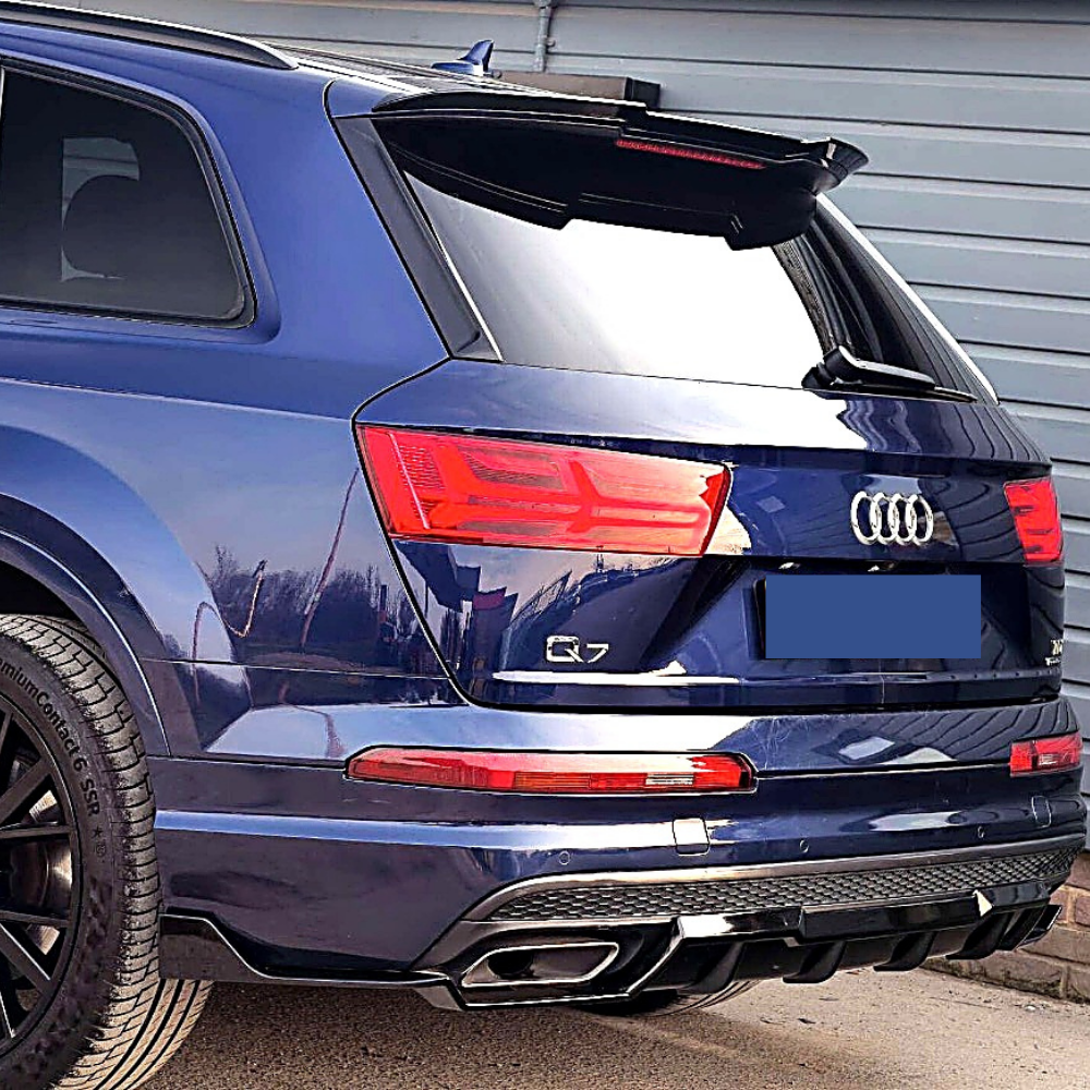 Q7 - MK2 Pre-Facelift: Gloss Black Roof Spoiler 15-19