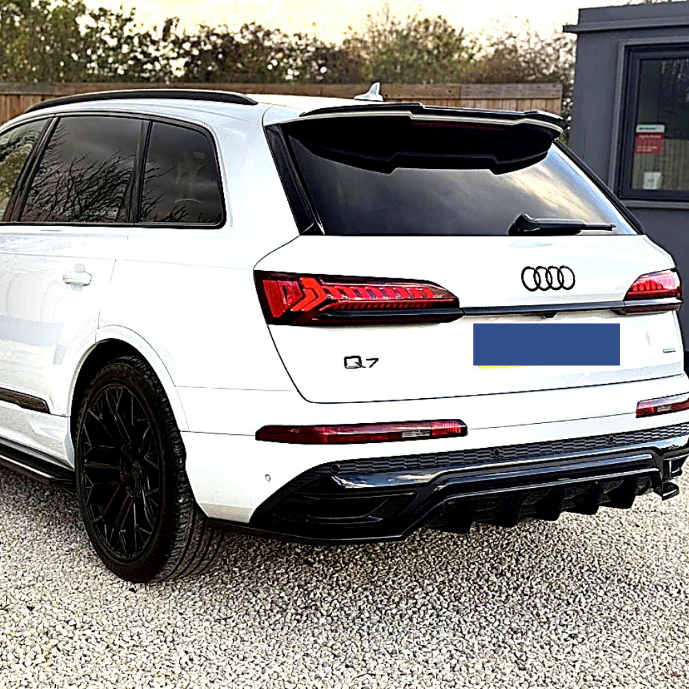 Q7 - MK2 Pre-Facelift: Gloss Black Roof Spoiler 15-19