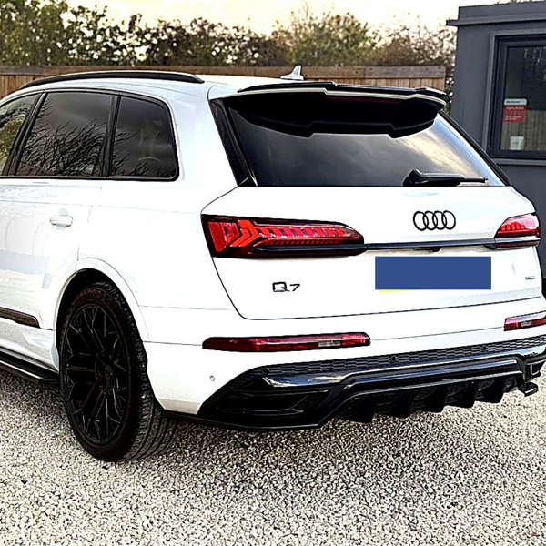 Q7 - MK2 Pre-Facelift: Gloss Black Roof Spoiler 15-19
