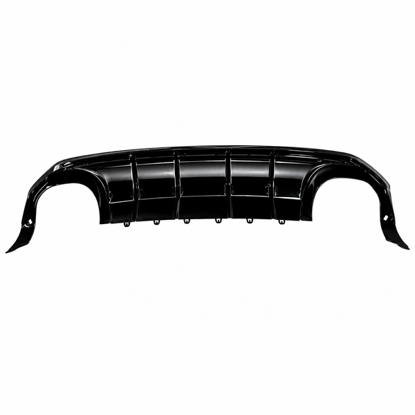 A3/S3 - 8YS Saloon: Gloss Black RS3 Style Diffuser with Black Exhaust Tips 21-24
