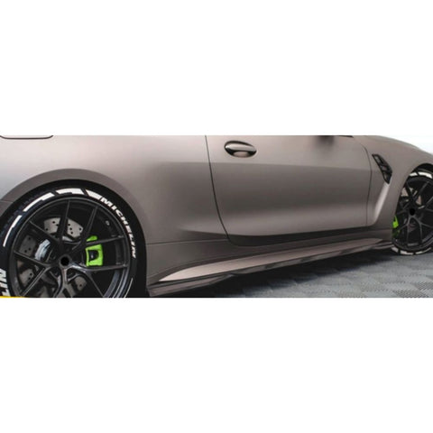 M4 - G82/G83: Gloss Black Side Skirts 21+