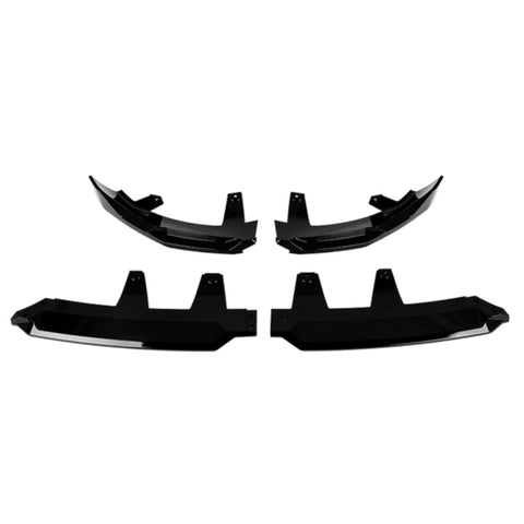 X3 - G45: Gloss Black MP Style Front Splitter 24+