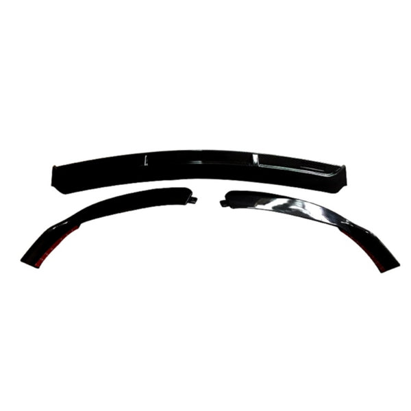 C Class - W205 Facelift (Sports Model): Gloss Black Front Splitter 18-21