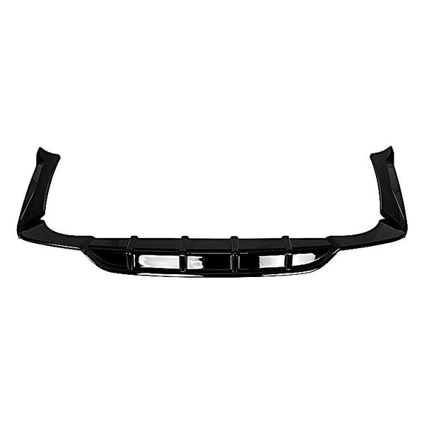 E Class - W214 Saloon: Gloss Black Rear Diffuser 23+