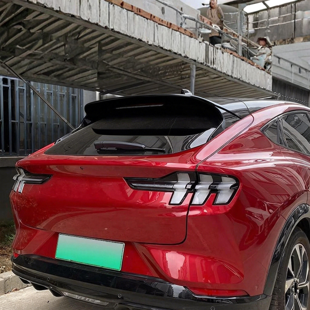 Mustang - Mach-E: Gloss Black Roof Spoiler 20+