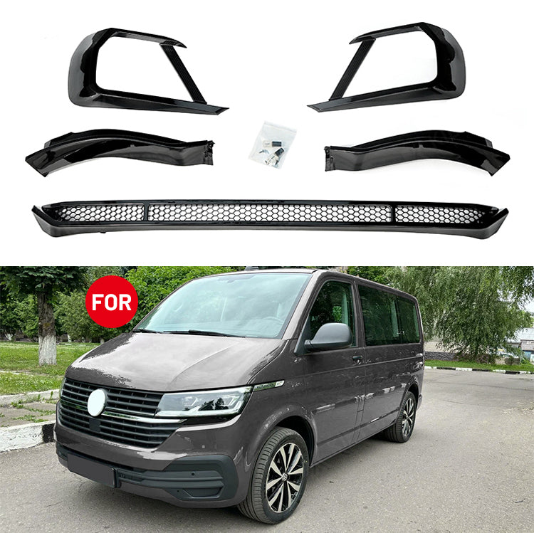 Transporter - T6.1: Gloss V1 Style Front Splitter 19-23