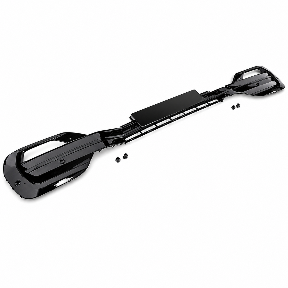 Transporter - T6.1: Gloss Black Front Bumper Inserts & Fog Light Covers 19-24
