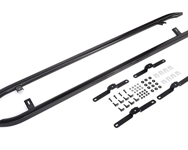 Transporter - T5/T6 SWB: Gloss Black Trapezoid Side Bars 05-23