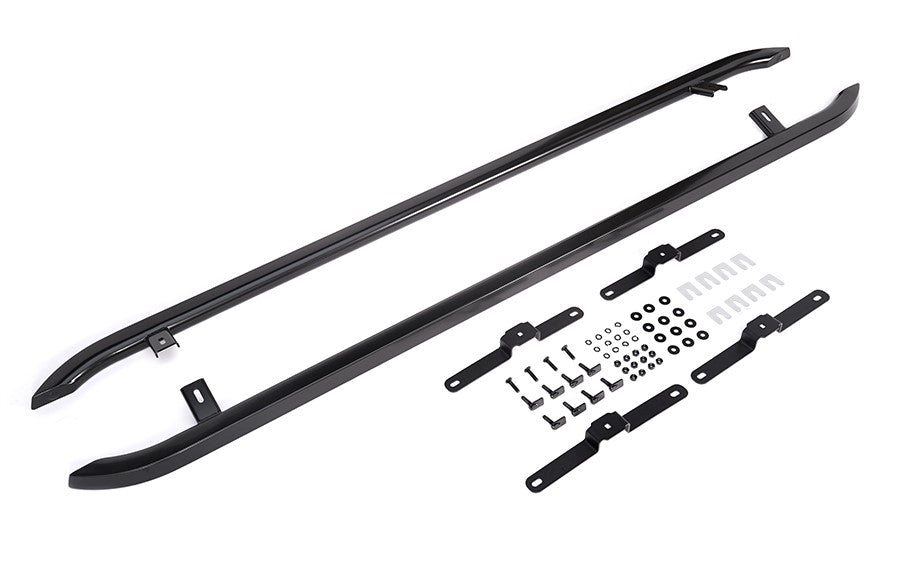 Transporter - T5/T6 SWB: Gloss Black Trapezoid Side Bars 05-23