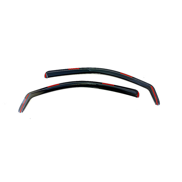 Transit Custom - MK2: Smoked Wind Deflectors 24+
