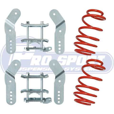 Prosport Lowering Kit for VW Caddy MK3 2KA — full kit