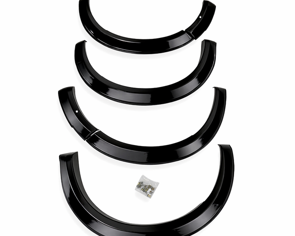 Ranger - T9 Wildtrak: Gloss Black Wheel Arch Fender Flares with Sensors 23+