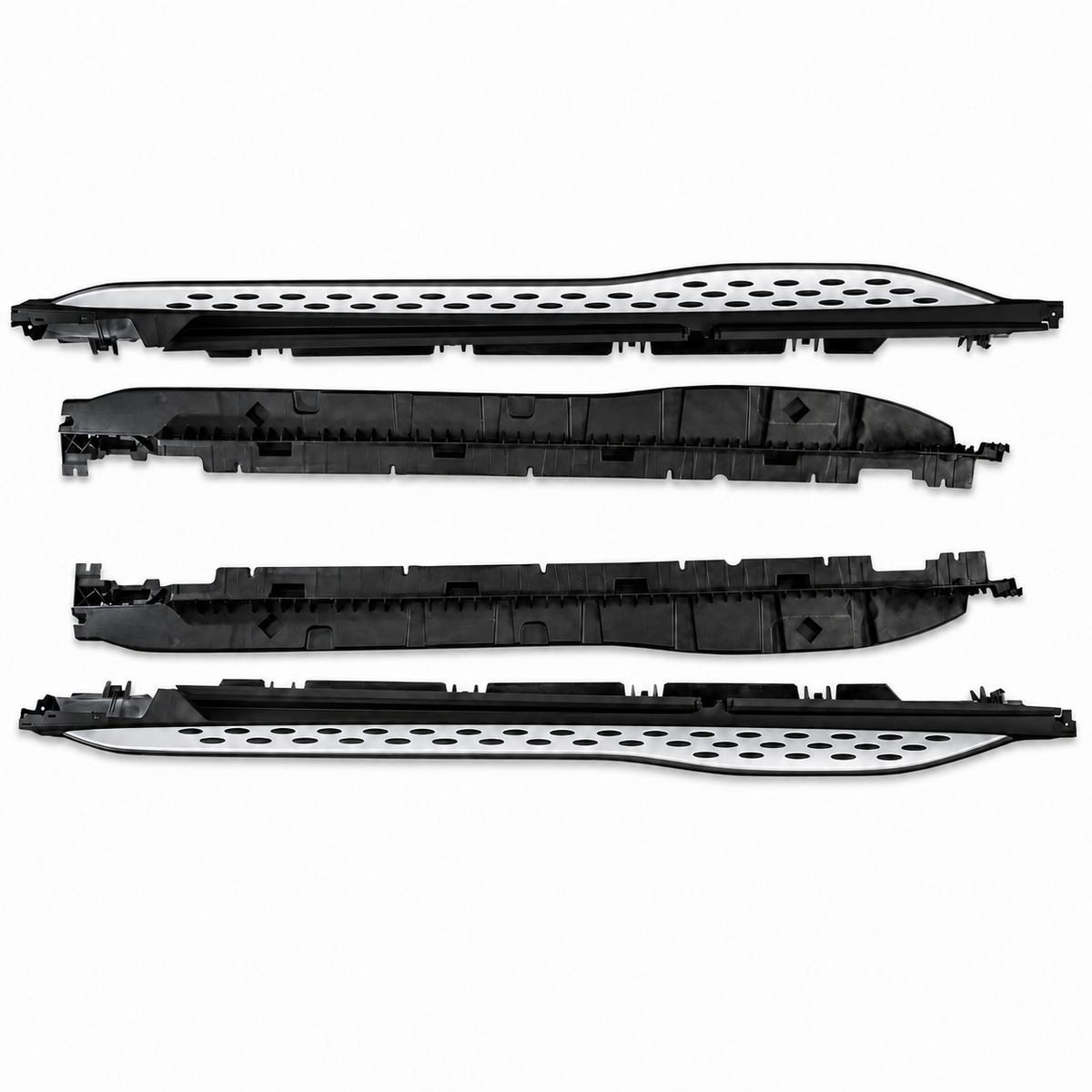 GLC - W254: Silver Side Steps Running Boards 23+