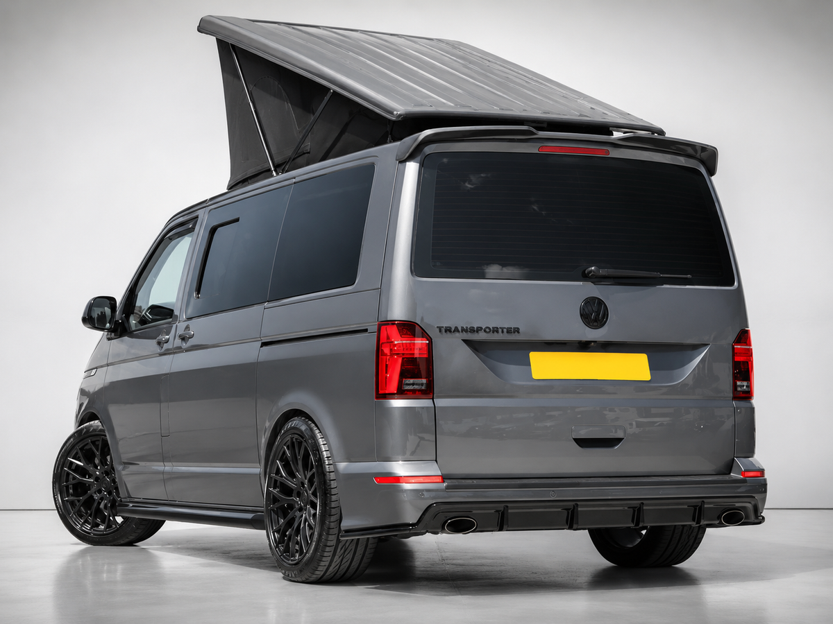 Transporter - T5/T6 SWB: Black Side Bars 05-23