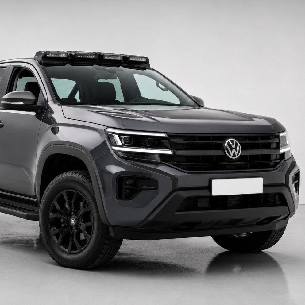 Amarok - MK2: Gloss Black V2 Style LED Roof Light Bar 22+