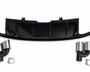 A5 - B9: Gloss Black S5 Style Rear Diffuser with Tips 16-19